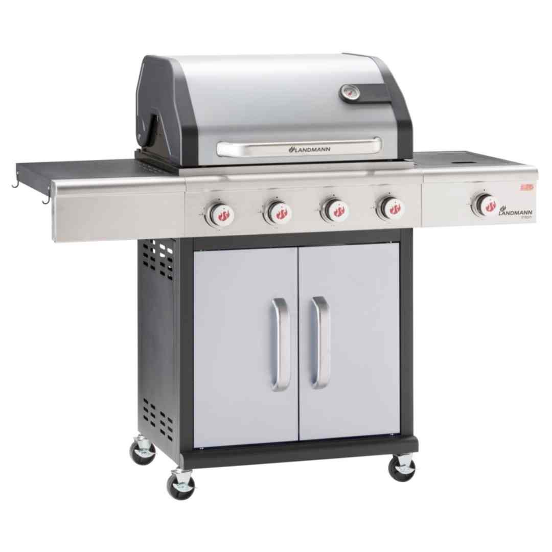 Charcoal BBQ Grill for Garden & Outdoor – Foldable Heavy Duty Barbeque – Black Powder-Coated With Stainless-Steel Trim Strip